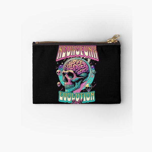 Item preview, NEUROFUNK  - Dnb Evolution (teal/pink) designed and sold by Discothreadz.