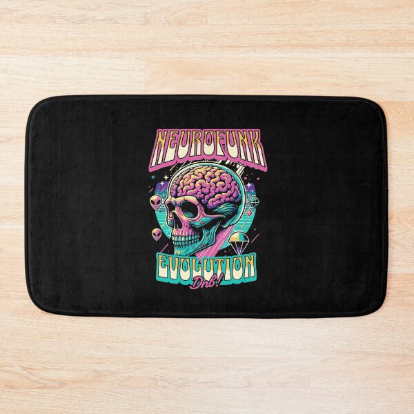 Item preview, NEUROFUNK  - Dnb Evolution (teal/pink) designed and sold by Discothreadz.