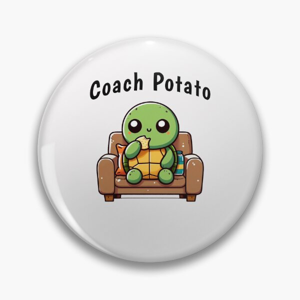 Item preview, couch potato tater tot Turtle designed and sold by LemuellTrends.