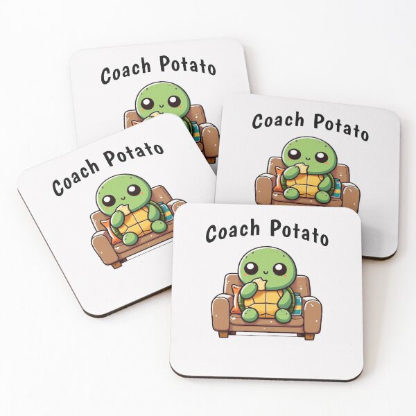 Item preview, couch potato tater tot Turtle designed and sold by LemuellTrends.