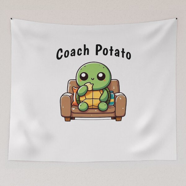 Item preview, couch potato tater tot Turtle designed and sold by LemuellTrends.