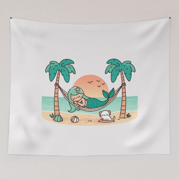 Item preview, lazy mermaid Dog designed and sold by LemuellTrends.