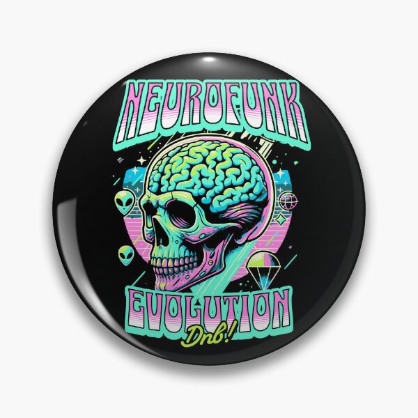 Item preview, NEUROFUNK  - Dnb Evolution (lime/pink)  designed and sold by Discothreadz.