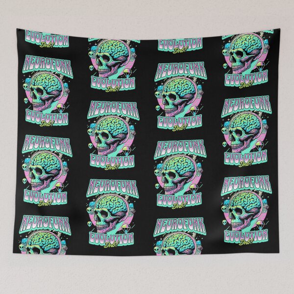 Item preview, NEUROFUNK  - Dnb Evolution (lime/pink)  designed and sold by Discothreadz.