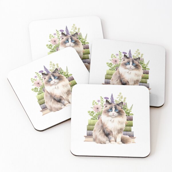 Item preview, Ragdoll Cat And Books designed and sold by TheAnimalZ00.