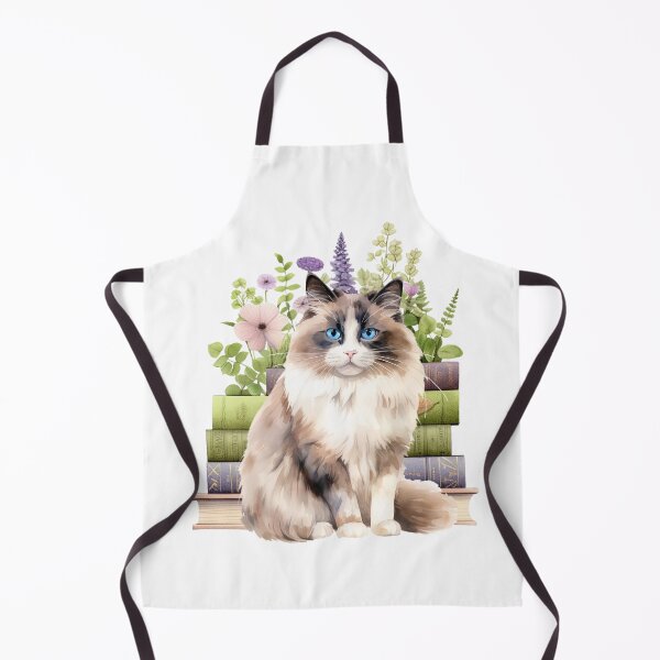 Item preview, Ragdoll Cat And Books designed and sold by TheAnimalZ00.