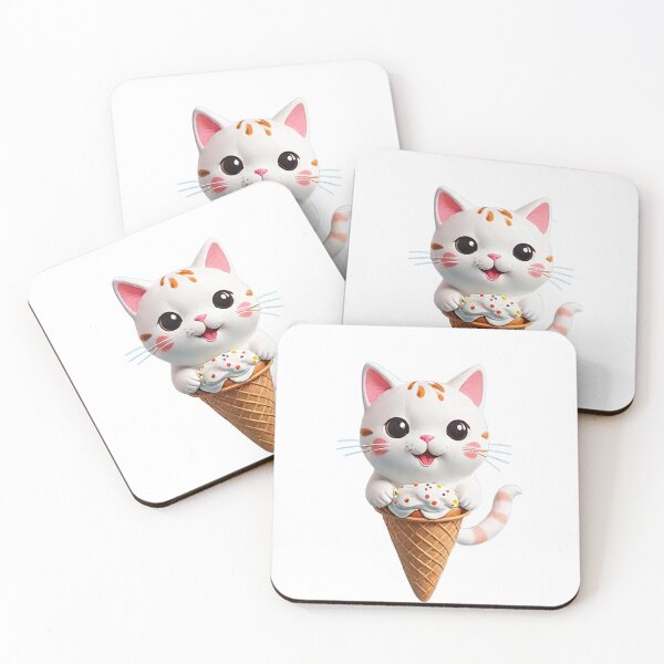 Item preview, Ice Cream Cat designed and sold by pandemicat.