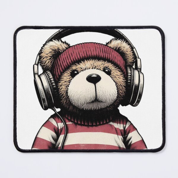 Item preview, Cool DJ Design Teddy Bear by Music Genius Art designed and sold by musicgeniusart.