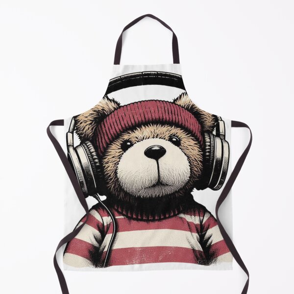 Item preview, Cool DJ Design Teddy Bear by Music Genius Art designed and sold by musicgeniusart.