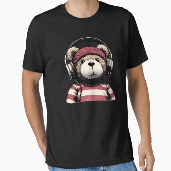Item preview, Cool DJ Design Teddy Bear by Music Genius Art designed and sold by musicgeniusart.
