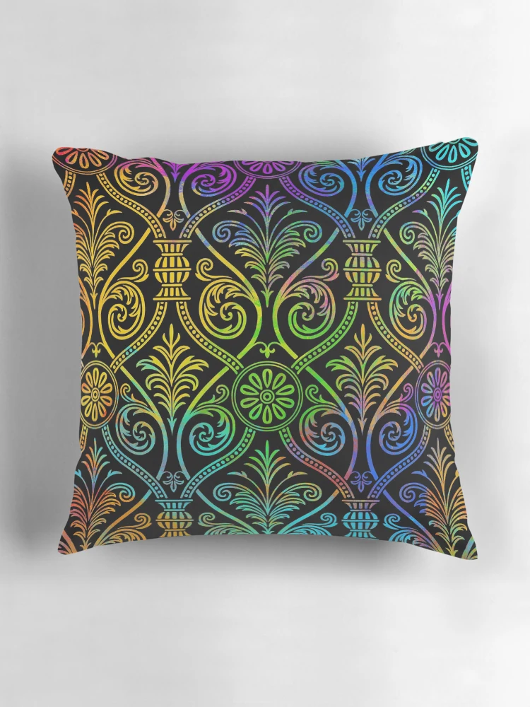 Thumbnail 3 of 4, Pillow, Multi Color Abstract Pattern IX designed and sold by RickyBarnard.