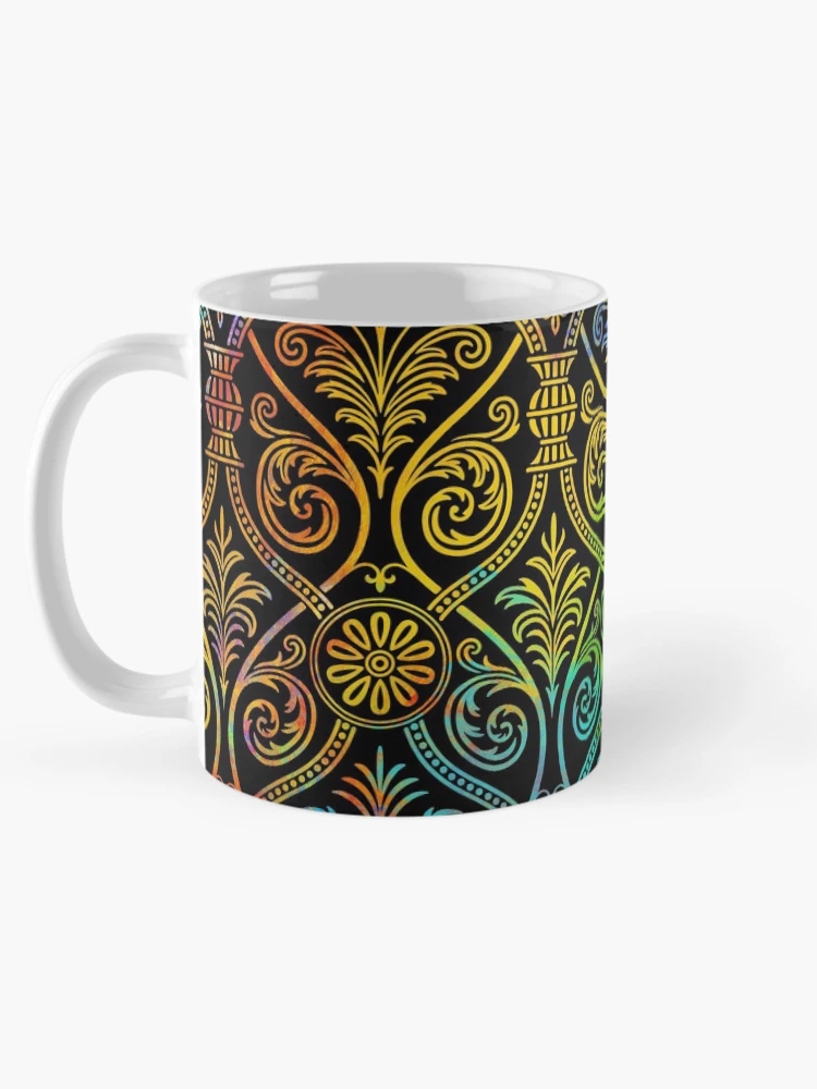 Thumbnail 5 of 6, Coffee Mug, Multi Color Abstract Pattern IX designed and sold by RickyBarnard.