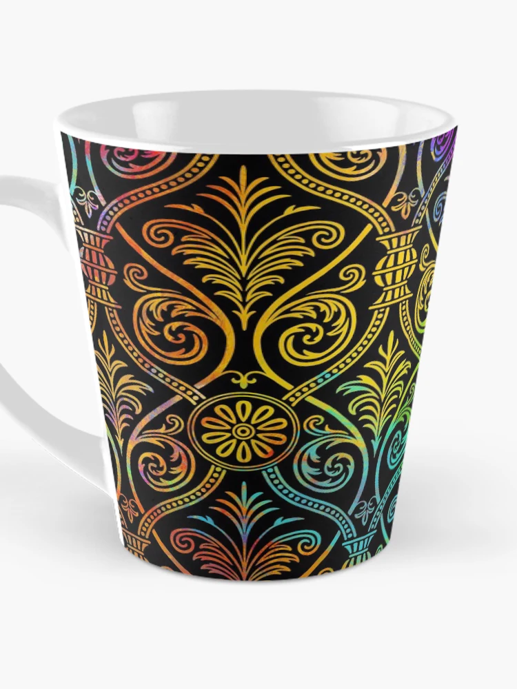Thumbnail 3 of 4, Coffee Mug, Multi Color Abstract Pattern IX designed and sold by RickyBarnard.