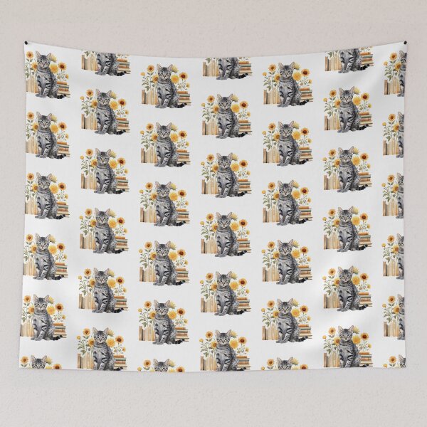 Item preview, Safari Cat And Books designed and sold by TheAnimalZ00.