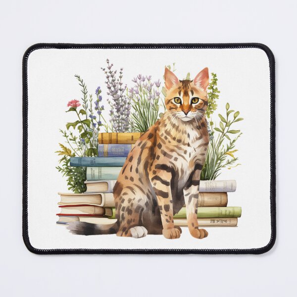 Item preview, Savannah Cat And Books designed and sold by TheAnimalZ00.