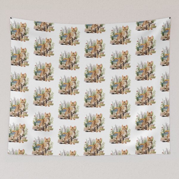 Item preview, Savannah Cat And Books designed and sold by TheAnimalZ00.