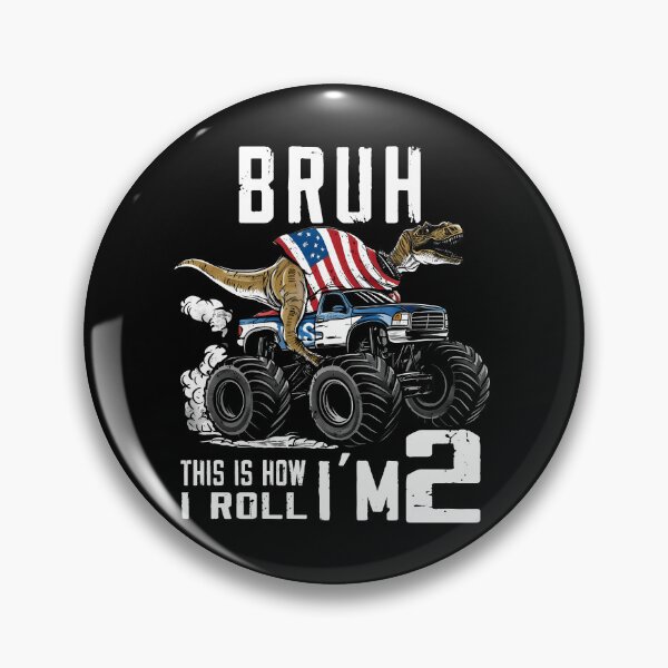 Artikelvorschau, Es ist mein Geburtstag Dinosaurier Monter Truck Alter ich bin 2 Jahre alt entworfen und verkauft von MTRBSK11.