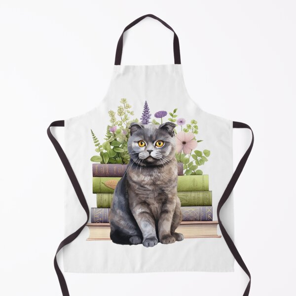 Item preview, Scottish Fold Cat And Books designed and sold by TheAnimalZ00.