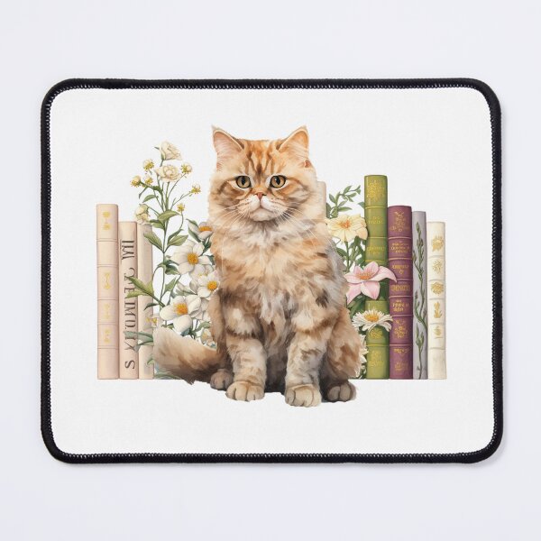 Item preview, Seikirk Rex Cat And Books designed and sold by TheAnimalZ00.