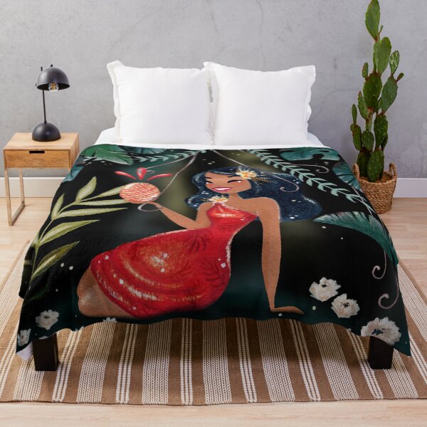 Item preview, Tiki Island Fantasy Red Pineapple designed and sold by MoodyMuseArt.