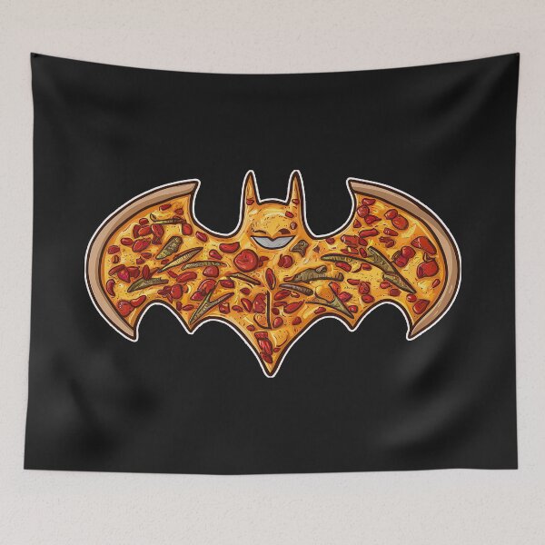 Item preview, Cute Pizza Lover Kawaii Bat Super Hero Funny T-Shirt designed and sold by Witty Shirts.