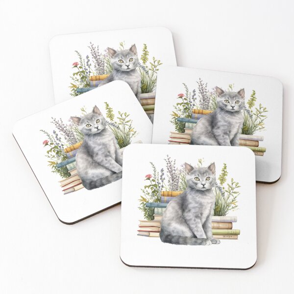 Aperçu de l'œuvre Serrade Petit Chat Et Livres créée et vendue par TheAnimalZ00.