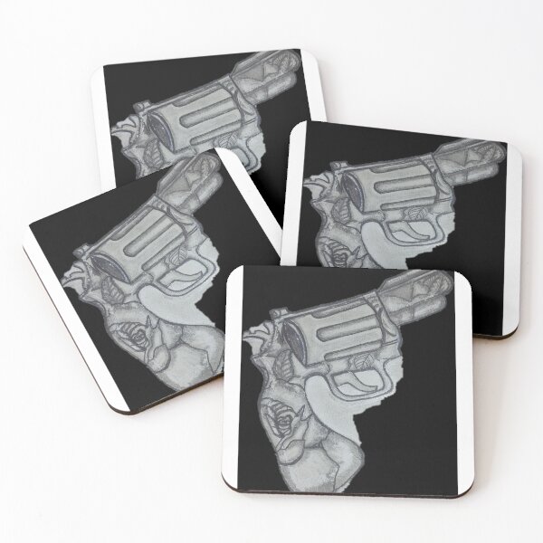 Aperçu de l'œuvre Revolver conçu par Rose créée et vendue par Katchtattoo.