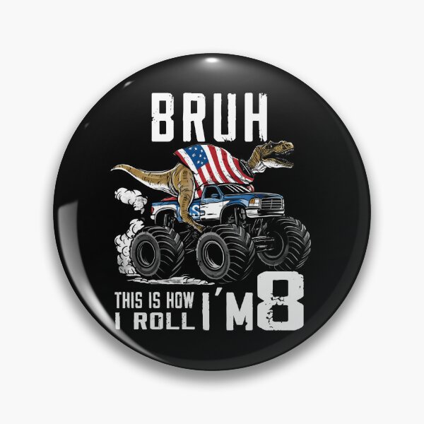 Artikelvorschau, Es ist mein Geburtstag Dinosaurier Monter Truck Alter ich bin 8 Jahre alt entworfen und verkauft von MTRBSK11.