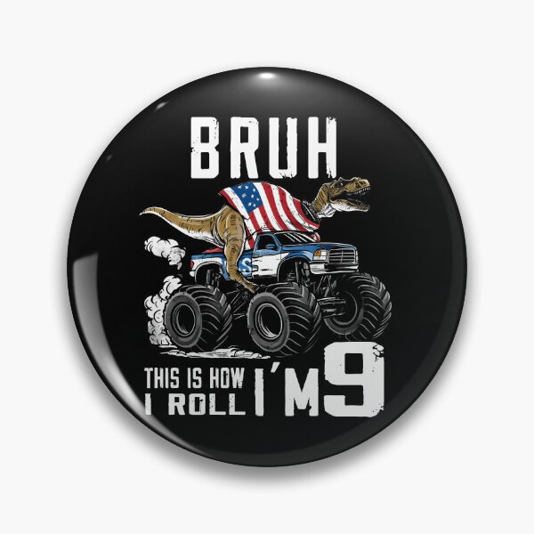 Artikelvorschau, Es ist mein Geburtstag Dinosaurier Monter Truck Alter ich bin 9 Jahre alt entworfen und verkauft von MTRBSK11.