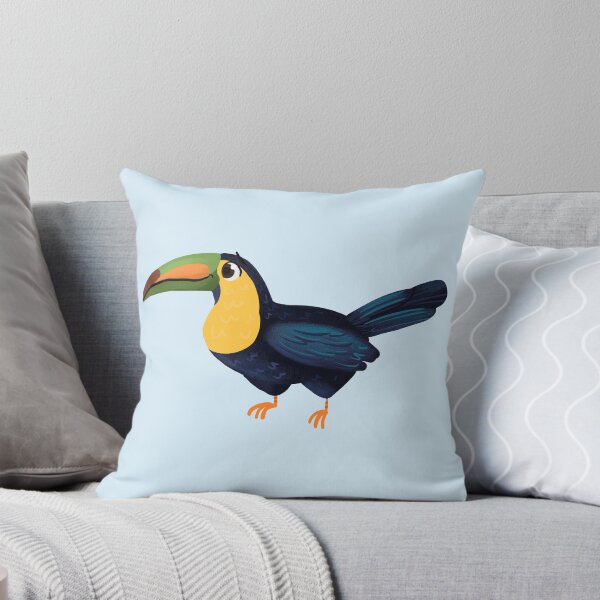 Aperçu de l'œuvre Toucan souriant coloré créée et vendue par AreteCreativeD.