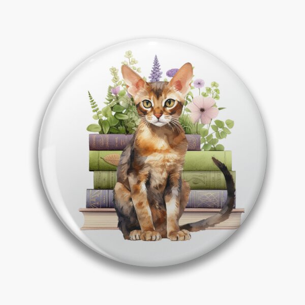 Item preview, Singapura Cat And Books designed and sold by TheAnimalZ00.