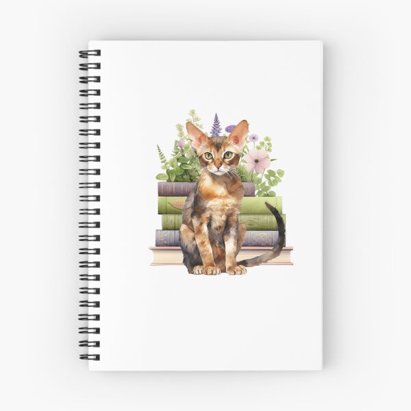 Item preview, Singapura Cat And Books designed and sold by TheAnimalZ00.