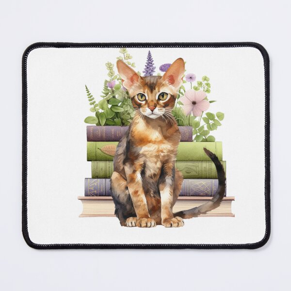 Item preview, Singapura Cat And Books designed and sold by TheAnimalZ00.