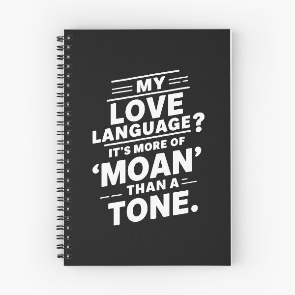Artikelvorschau, "Meine Liebessprache ist eher wie ein "Stöhnen" Lustiges Junggesellenabschieds-Typografie-T-Shirt entworfen und verkauft von Witty Shirts.