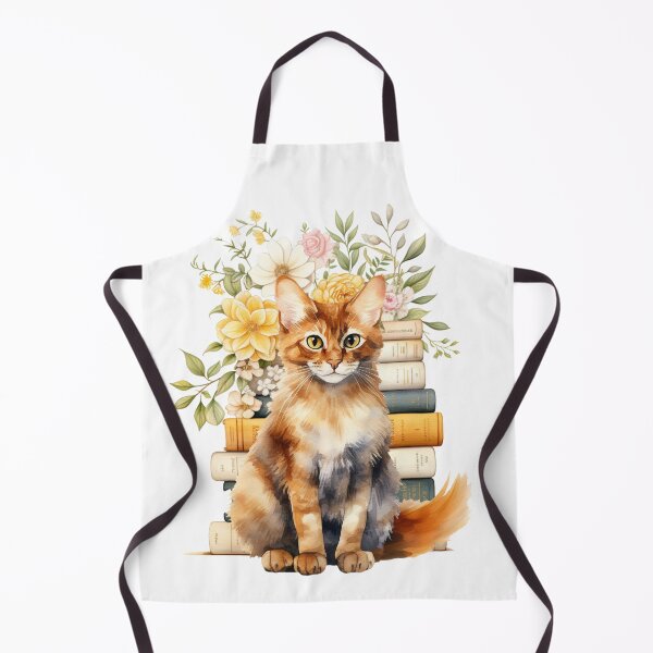 Item preview, Somali Cat And Books designed and sold by TheAnimalZ00.