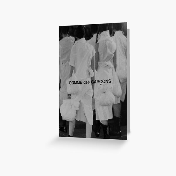 Comme Des Garcons Greeting Cards for Sale Redbubble