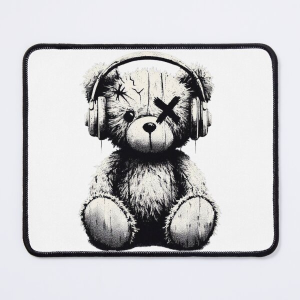 Item preview, Street Art Teddy Bear by Music Genius Art designed and sold by musicgeniusart.