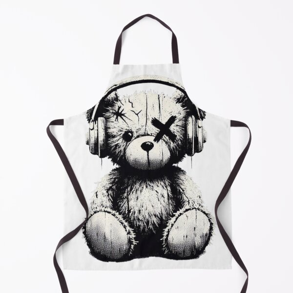 Item preview, Street Art Teddy Bear by Music Genius Art designed and sold by musicgeniusart.