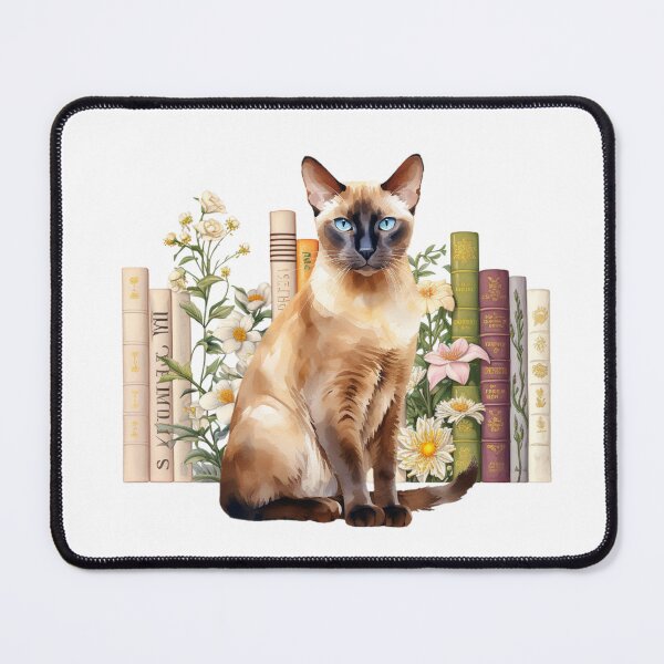 Item preview, Tonkinese Cat And Books designed and sold by TheAnimalZ00.