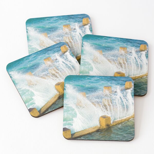 Item preview, Ocean wave hitting the pool designed and sold by MadebytheSaz.