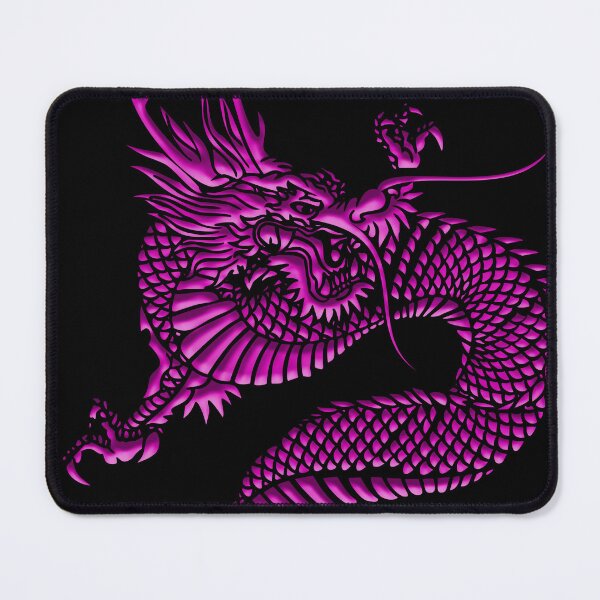 Item preview, Hot pink wood & metal dragon 2024 designed and sold by SueKnox.