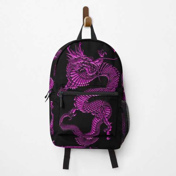 Item preview, Hot pink wood & metal dragon 2024 designed and sold by SueKnox.