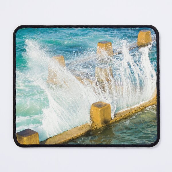 Item preview, Ocean wave hitting the pool designed and sold by MadebytheSaz.