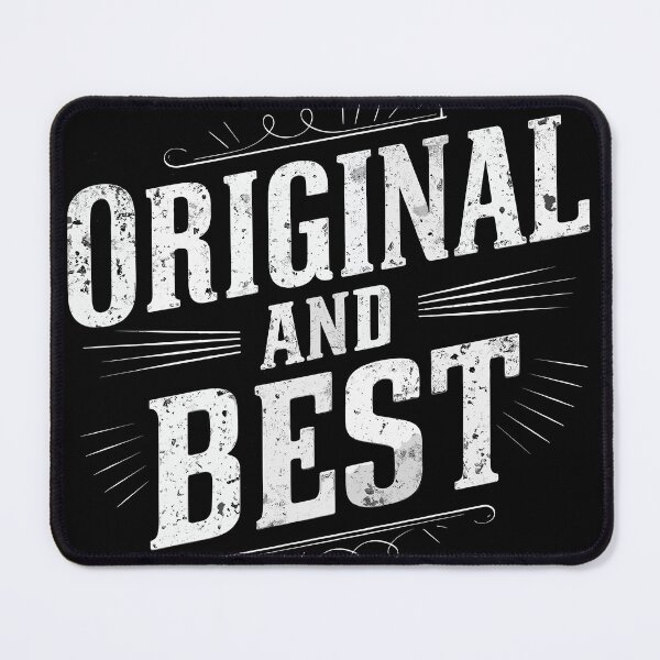 Item preview, Original and Best Retro Typography designed and sold by Quirky Shirts.