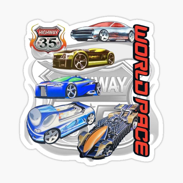 Hot Wheels Highway 35 Wave Rippers Stickers for Sale | Redbubble