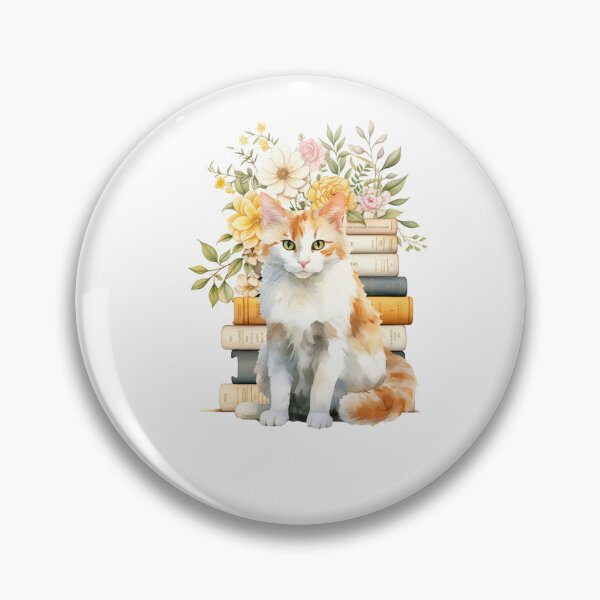 Item preview, Turkish Van Cat And Books designed and sold by TheAnimalZ00.