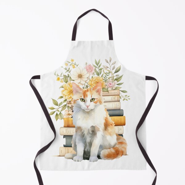 Item preview, Turkish Van Cat And Books designed and sold by TheAnimalZ00.
