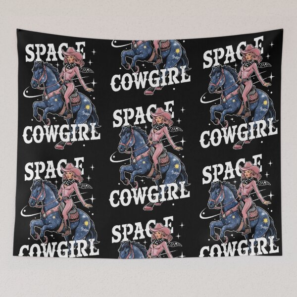 Item preview, Vintage Cool Space Cowgirl designed and sold by PlanetMarker.