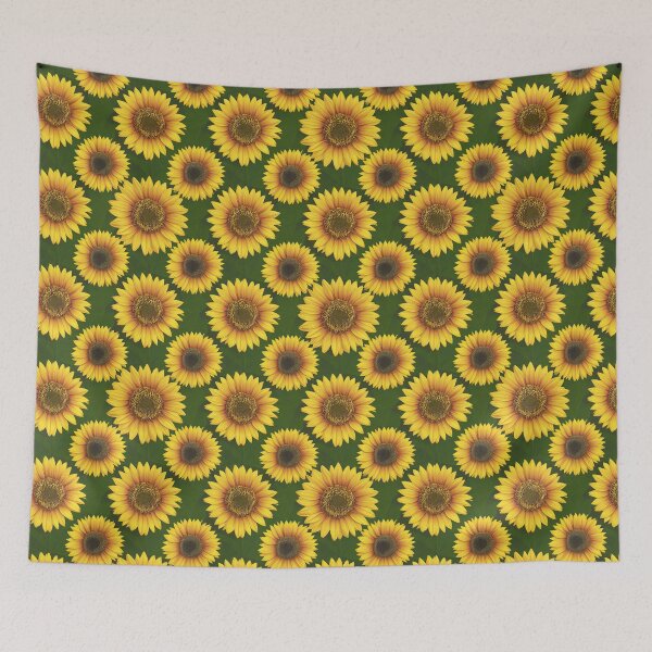 Item preview, Seamless Pattern of Sunflower designed and sold by wallsandpatts.