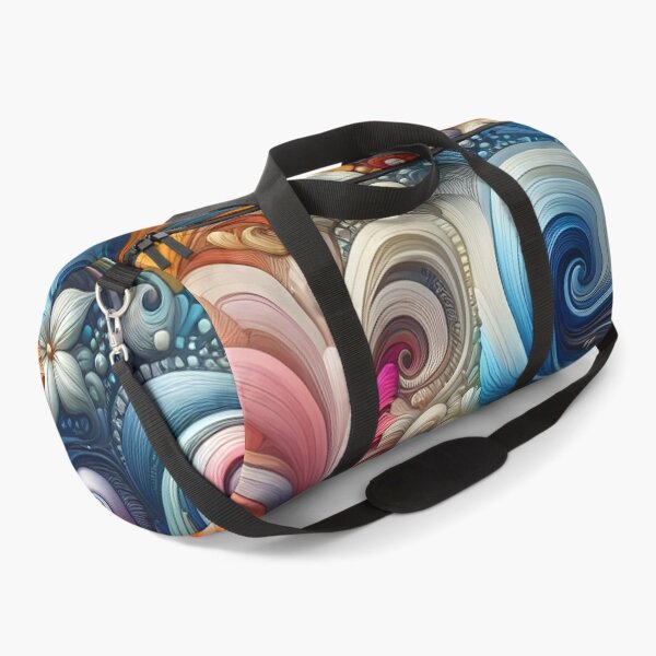 Item preview, Abstract floral swirls with vibrant 60s inspired textures designed and sold by BlackCatspet1.